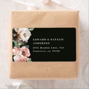 Botanisch elegante, moderne, rustikale Aquarellbah