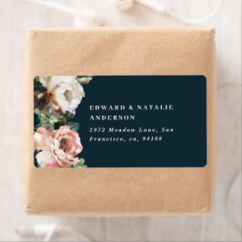 Botanisch elegante, moderne, rustikale Aquarellbah