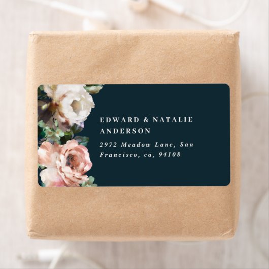 Botanisch elegante, moderne, rustikale Aquarellbah (Insitu)