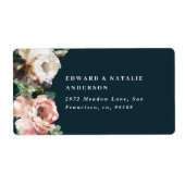 Botanisch elegante, moderne, rustikale Aquarellbah (Vorne)