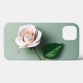 Botanisch-elegante Rose Case-Mate iPhone Hülle (Rückseite (Horizontal))