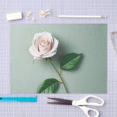 Botanisch-elegante Rose Seidenpapier (Handwerk)