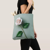 Botanisch-elegante Rose Tasche (Von Nahem)