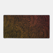 Botanisch-elegante Rostflora Schreibtischunterlage (Vorderseite)