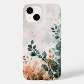 Botanisch-elegante Wasserfarben Case-Mate iPhone Hülle (Rückseite)