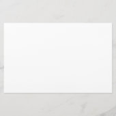 Botanisch-elegante Wasserfarben mit hebräischer Sc Briefpapier (Rückseite)