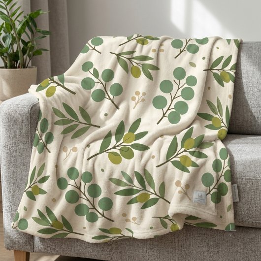 Botanisch fleecedecke