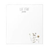 Botanisch floral notizblock (Vorderseite)