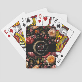 Botanisch-florale Barockzeitschrift Spielkarten