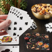 Botanisch-florale Barockzeitschrift Spielkarten (In Situ)
