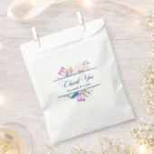 Botanisch-florale "Danke" Geschenktütchen (Ausgeschnitten)