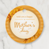 Botanisch für den Muttertag Geschenkanhänger (Vorderseite)