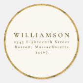 Botanisch-gelbe Hochzeitsfeier aus Palmblättern Runder Aufkleber (Vorderseite)