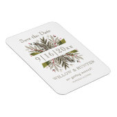 Botanisch gemischt | SAVE THE DATE | MAGNET (Rechte Seite)