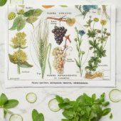 botanisch geschirrtuch (Gefaltet)