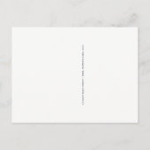 Botanisch gewürzt | Neue Adresse Ankündigungspostkarte (Rückseite)