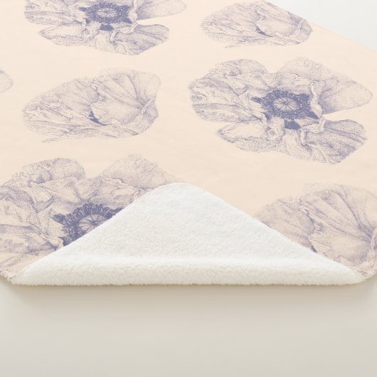 Botanisch großer Mohn Sherpadecke (3/4)