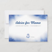 Botanisch grüne Babyduschenberater Karten (Vorderseite)