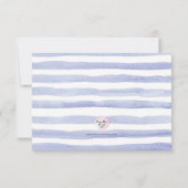 Botanisch grüne Babyduschenberater Karten (Rückseite)