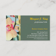 Botanisch-grüne, gelborchid-Blume