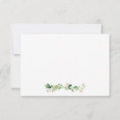 Botanisch-grüne UAWG RSVP Karte (Rückseite)