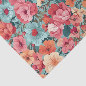 Botanisch-handwerkliche Collage Tissue Seidenpapier (Ausschnitt)