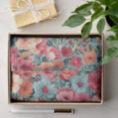 Botanisch-handwerkliche Collage Tissue Seidenpapier (Geschenk)