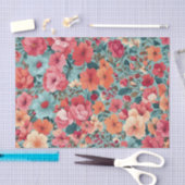 Botanisch-handwerkliche Collage Tissue Seidenpapier (Handwerk)