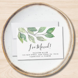 Botanisch Ich habe mich bewegende Ankündigungskart Mitteilungskarte