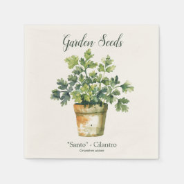 Botanisch - Ideal für das Essen im Garten zu Tisch Serviette