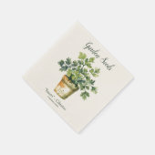 Botanisch - Ideal für das Essen im Garten zu Tisch Serviette (Ecke)