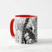 Botanisch-inspirierte Tasse (Vorderseite Links)