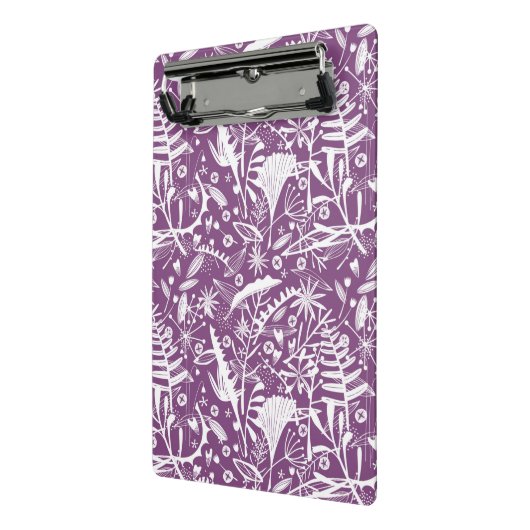 Botanisch Lila modern Mini Klemmbrett (Gewinkelt2)