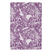 Botanisch Lila modern Mini Klemmbrett (Rückseite)