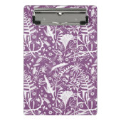 Botanisch Lila modern Mini Klemmbrett (Vorderseite)