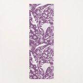 Botanisch Lila modern Yogamatte (Vorderseite)