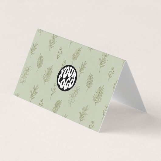 botanisch mit Ihrem Logo Visitenkarten (Vorderseite)