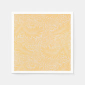 Botanisch-modern-goldblütig Serviette (Vorderseite)