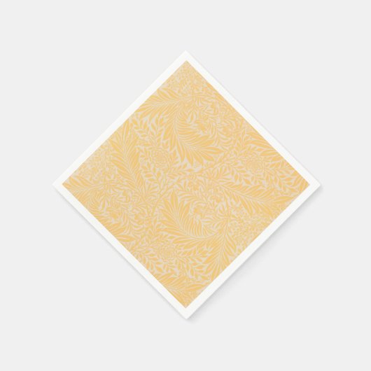 Botanisch-modern-goldblütig Serviette (Ecke)