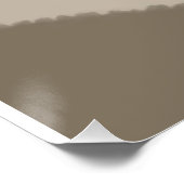 Botanisch neutrale Linie Poster (Ecke)