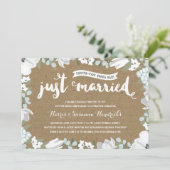 botanisch | Party zum 35. Hochzeitstag Einladung (Stehend Vorderseite)