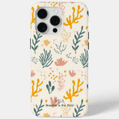 Botanisch - Pastel Coral Reef Minimal Case-Mate iPhone Hülle (Rückseite)