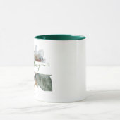 Botanisch personalisierte Wasserfarbe Tasse (Zentrum)
