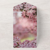 Botanisch-rosa Rosenblüten zauberhafte blumenreich All In One Einladung (Außenbereich)