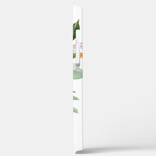 Botanisch-rustikale Wasserfarbe mit Ihrer Monogram Case-Mate iPhone Hülle (Rückseite / Links)