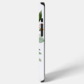 Botanisch-rustikale Wasserfarbe mit Ihrer Monogram iPhone Hülle (Linke Seite)