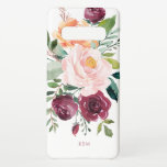 Botanisch-rustikale Wasserfarbe mit Monogramm Samsung Galaxy S10  Hülle<br><div class="desc">Dieses botanische Design ist wunderschön feminin mit rustikalem Charme. Es besteht aus einem Bouquet mit Aquarellfarben, gemischten Blume und Grünpflanzen in einem trendigen Farbschema aus Bordeaux, Rosa und Rosset-Orange mit anschließender Vegetation. Eine Textvorlage wird hinzugefügt, um dieses Design mit den gewünschten Monogramm-Initialen, dem Namen oder einem anderen gewünschten Text zu...</div>