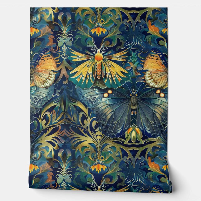 Botanisch Tapete (Abrollen)