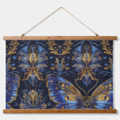 Botanisch Wandteppich Mit Holzrahmen (Vorne)