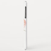 Botanisch-zartes Pink Peonies Case-Mate iPhone Hülle (Hinten/Links)